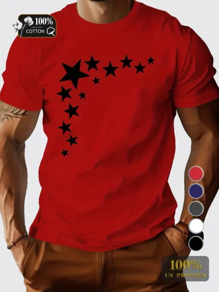 Star Pure Cotton Men's T-shirt