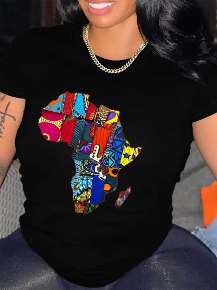 Women'S Casual Crew Neck T-Shirt