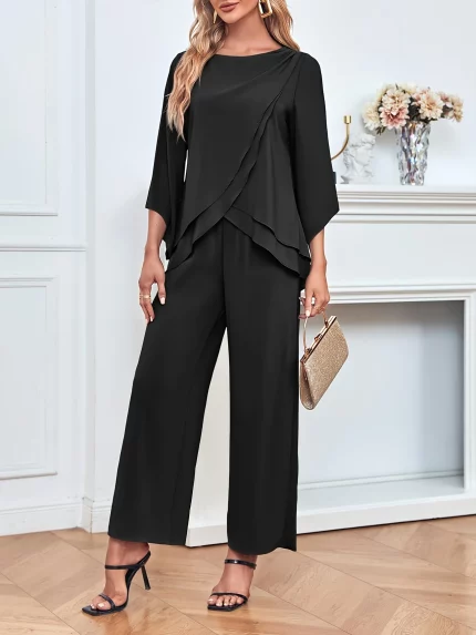 Celebration Perfect | Women's Chiffon 2pcs Mother of the Bride Ensemble