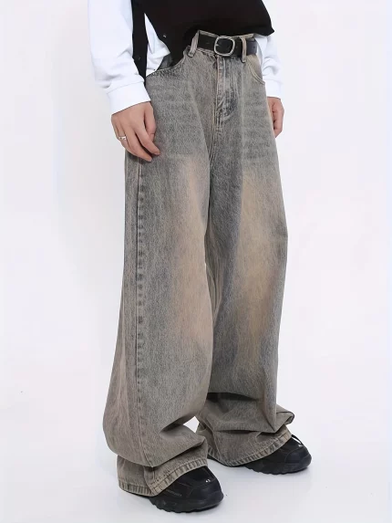 Men's Vintage Street Jeans - 95% Cotton Heavyweight