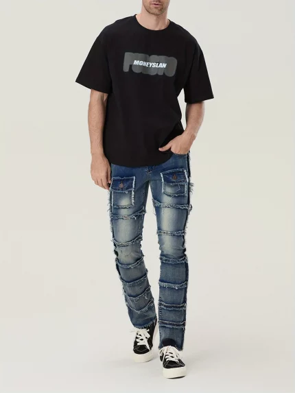 Men'S Spring Summer Skinny Jeans Fashion Ripped Streetwear
