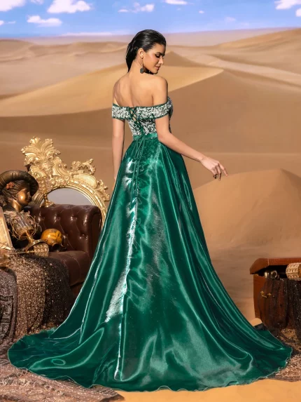 Elegant Off-Shoulder Mermaid Wedding Dress