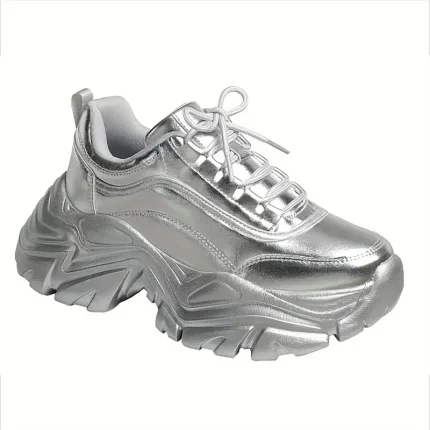 Ladies' Casual Sports Shoes With Thick Soles